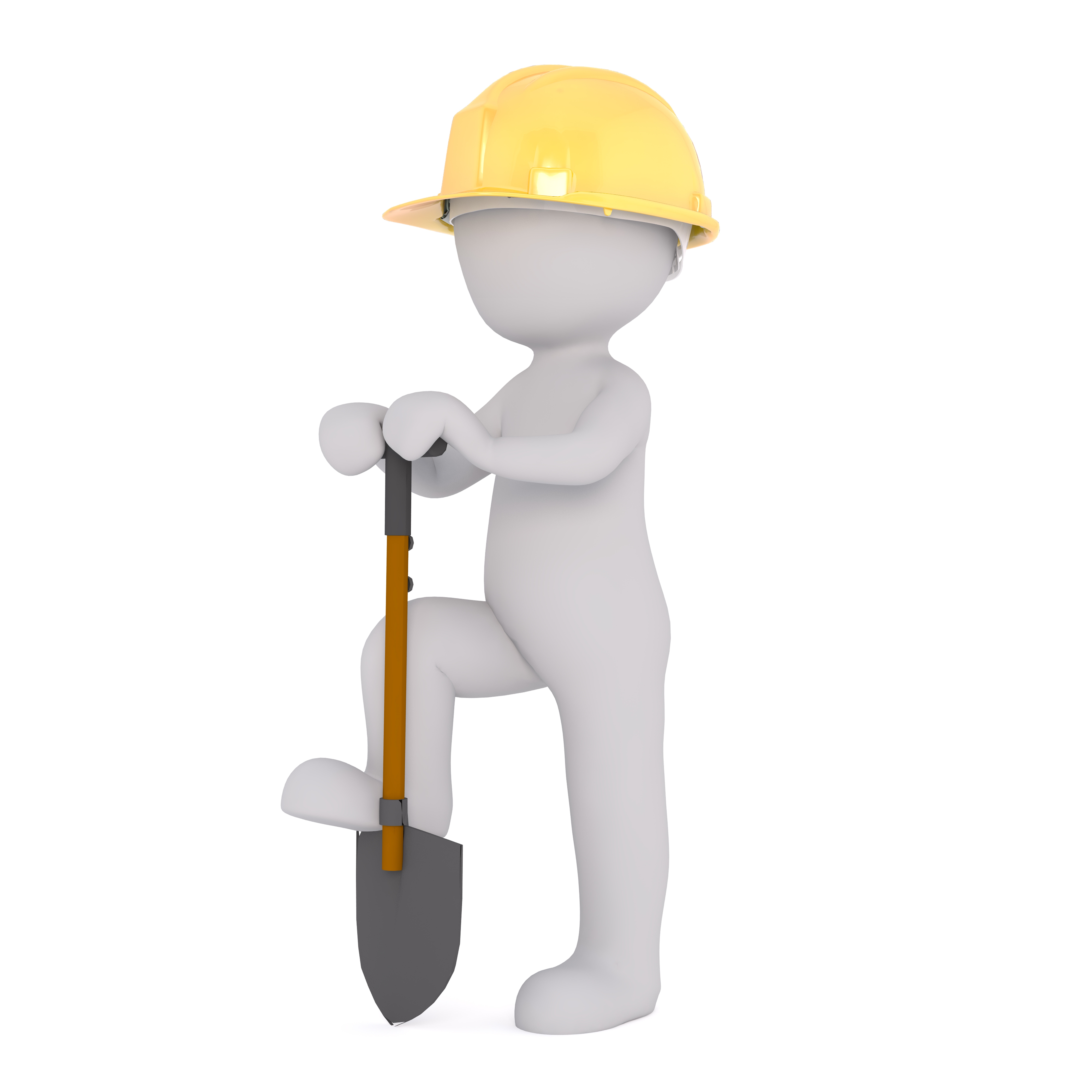 construction man illustration