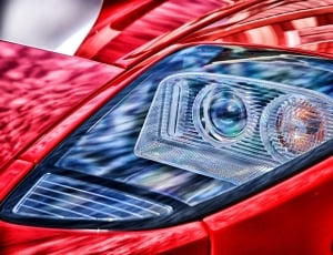 Automobile, Hdr, Sports Car, Auto, Front, car, red thumbnail