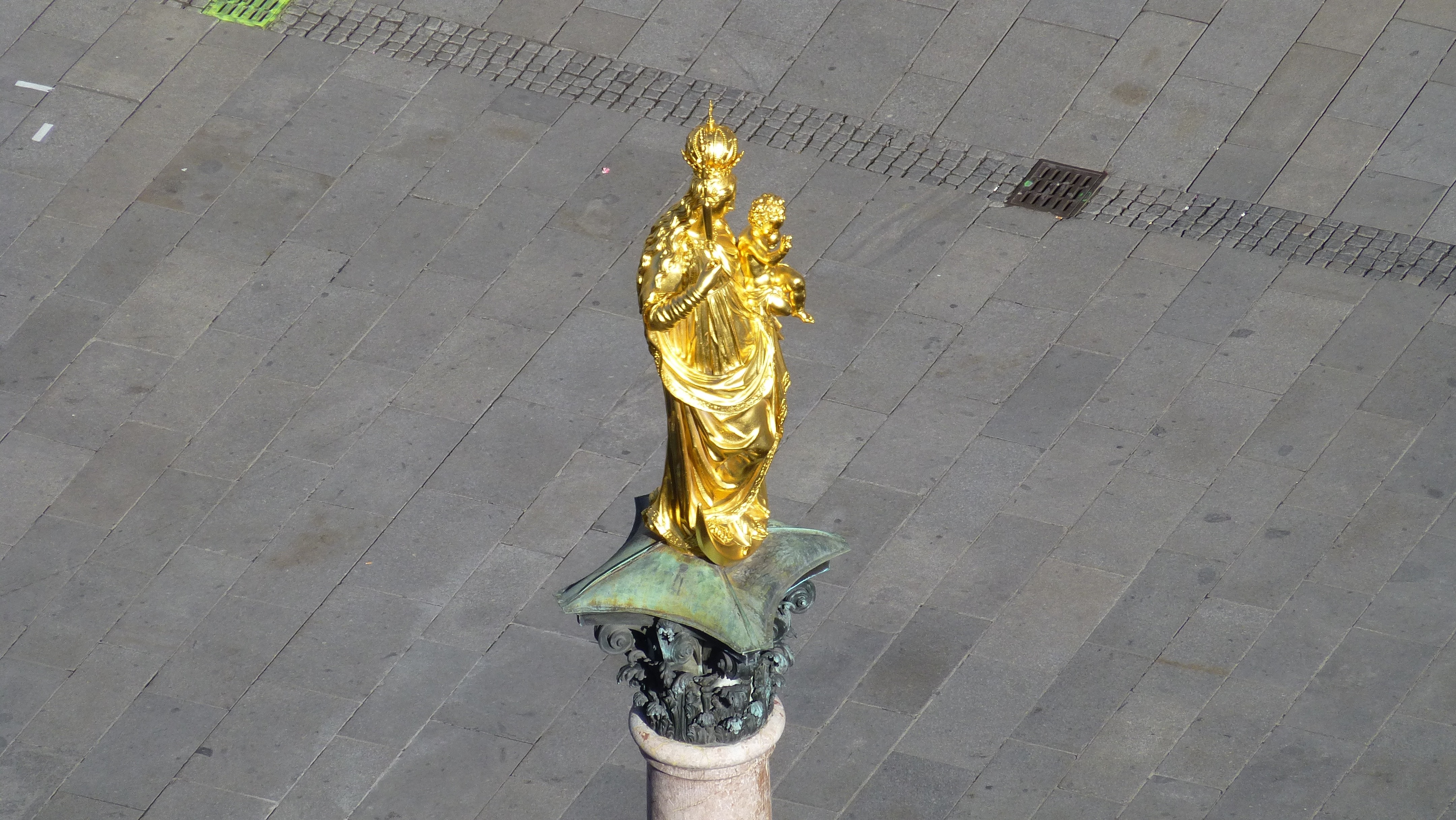gold religious figurine