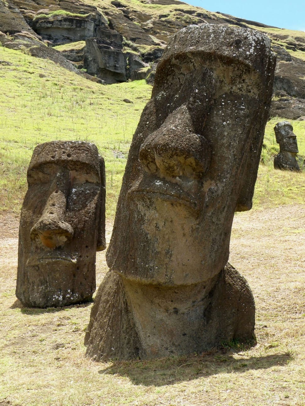 Stone Figure, Maoi, Easter Island, Close, ancient, no people preview