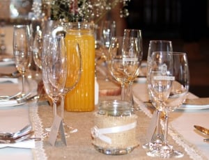 Plate, Glasses, Wedding Table, Cutlery, wineglass, drinking glass thumbnail