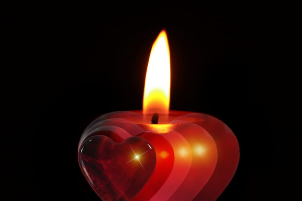 Christmas, Celebration, Candle, Advent, black background, flame preview