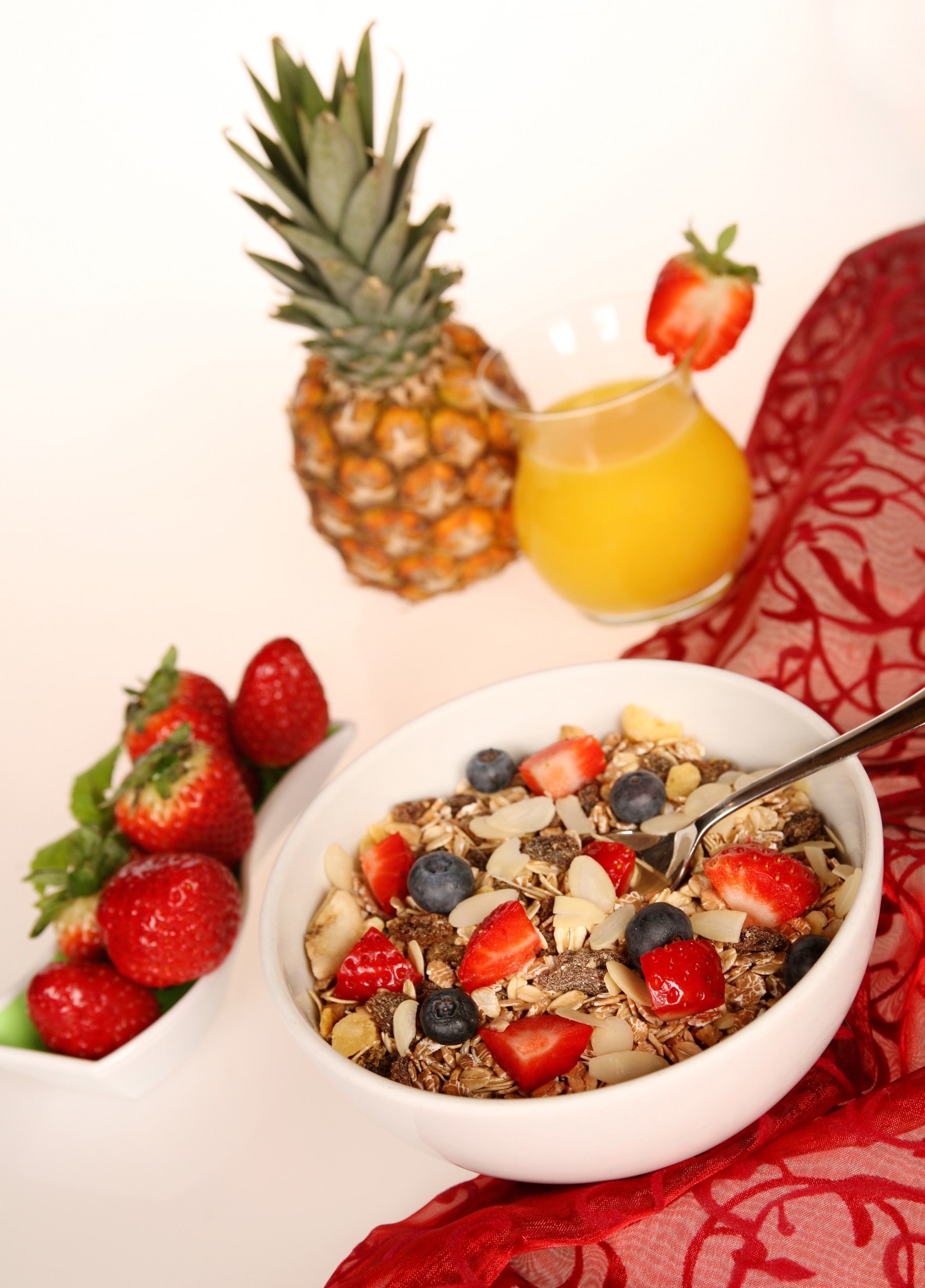 Muesli, Cereals, Oatmeal, Fruit, fruit, healthy eating