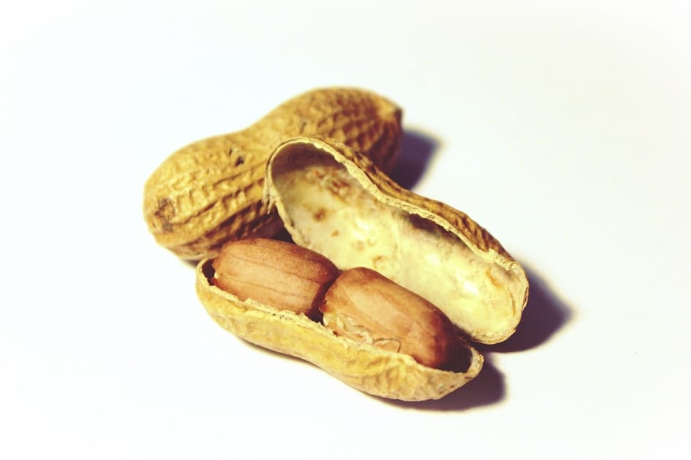Nutrition, Snack, Peanuts, Healthy, Nuts, white background, food and drink preview