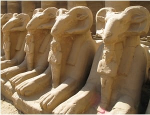 Luxor, Pharaonic, Nile, Egypt, Temple, statue, human representation thumbnail
