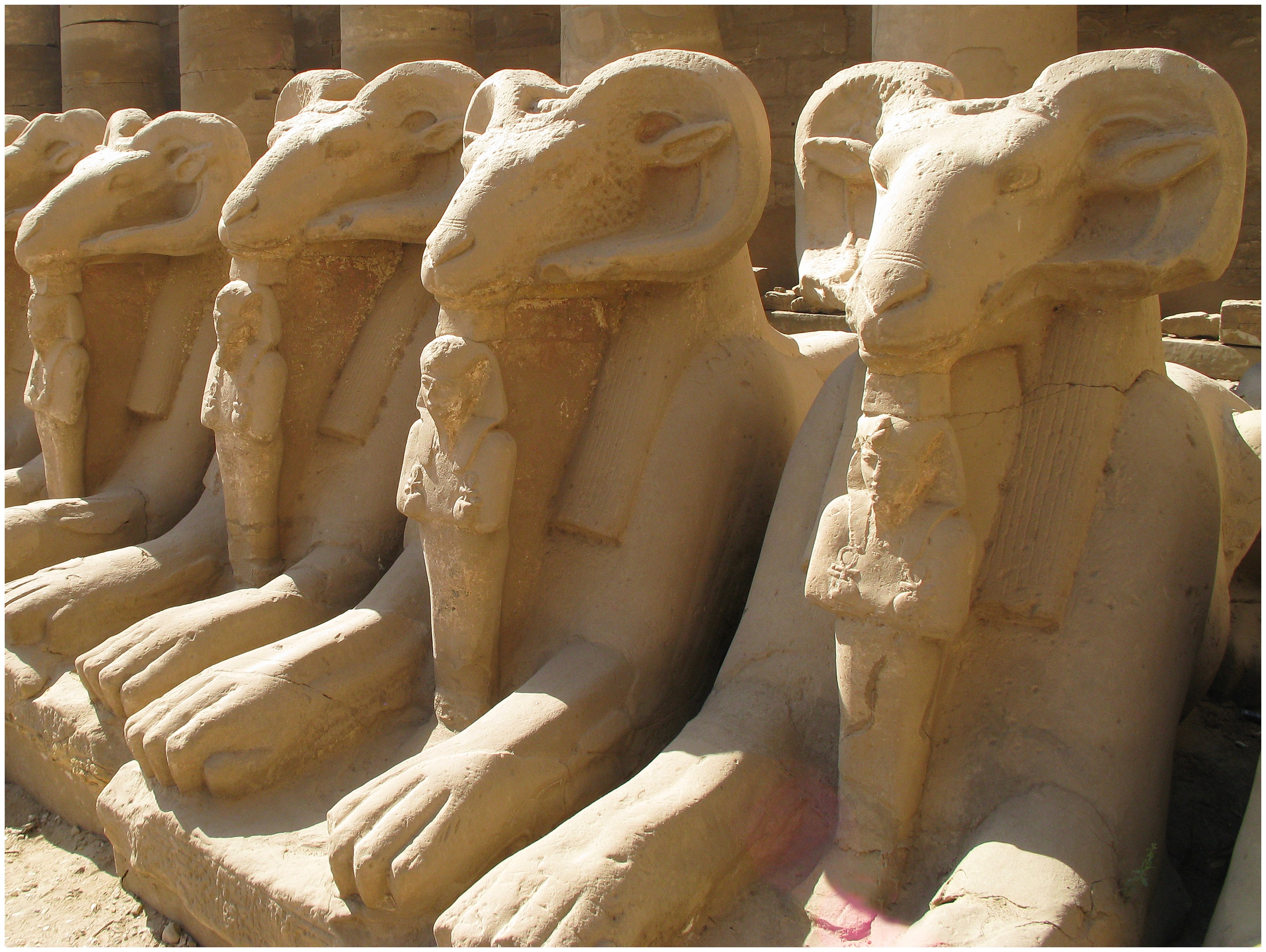 Luxor, Pharaonic, Nile, Egypt, Temple, statue, human representation