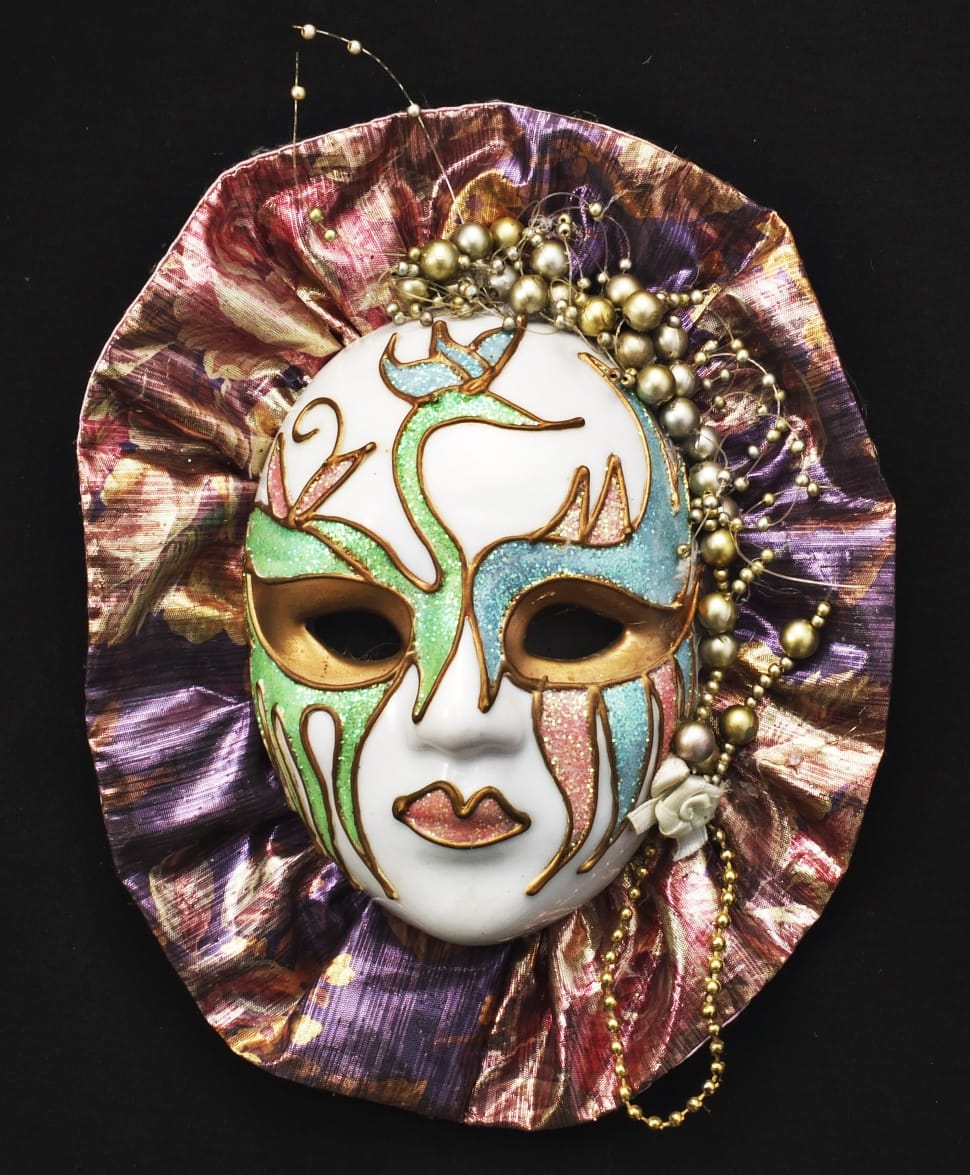 Female, Porcelain, Mask, mask - disguise, venetian mask preview