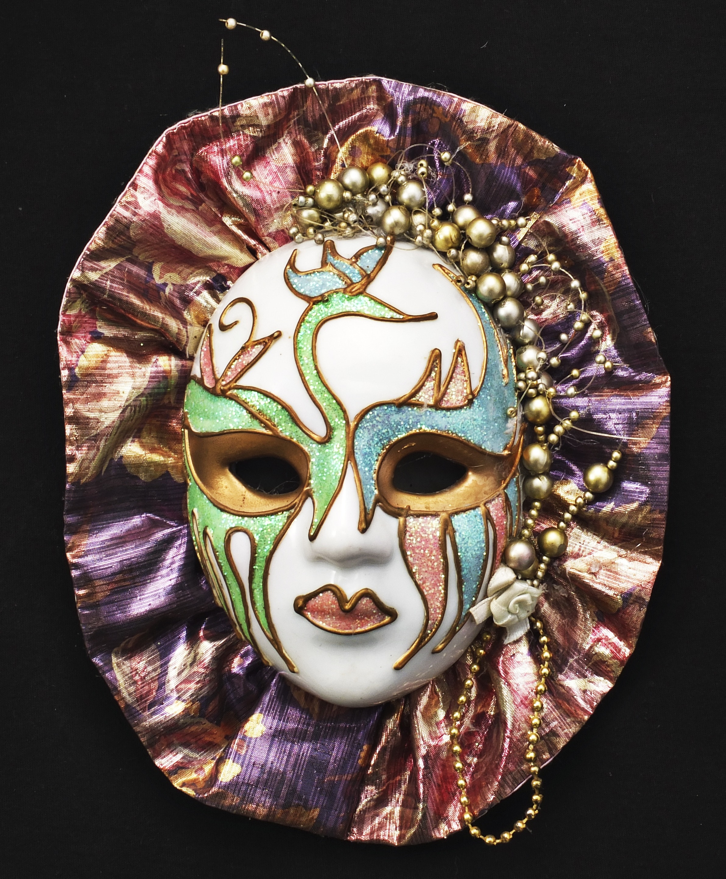 Female, Porcelain, Mask, mask - disguise, venetian mask