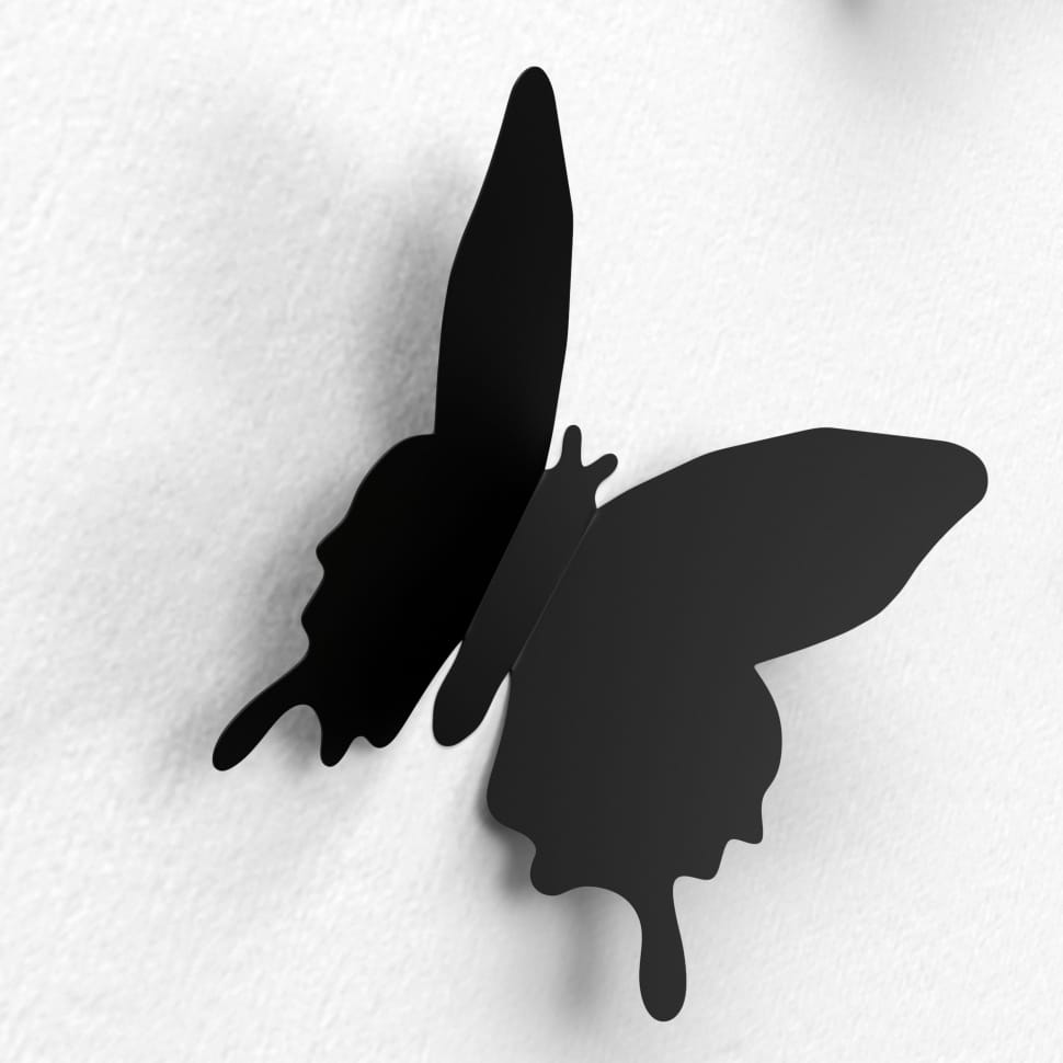 black butterfly wall decor preview
