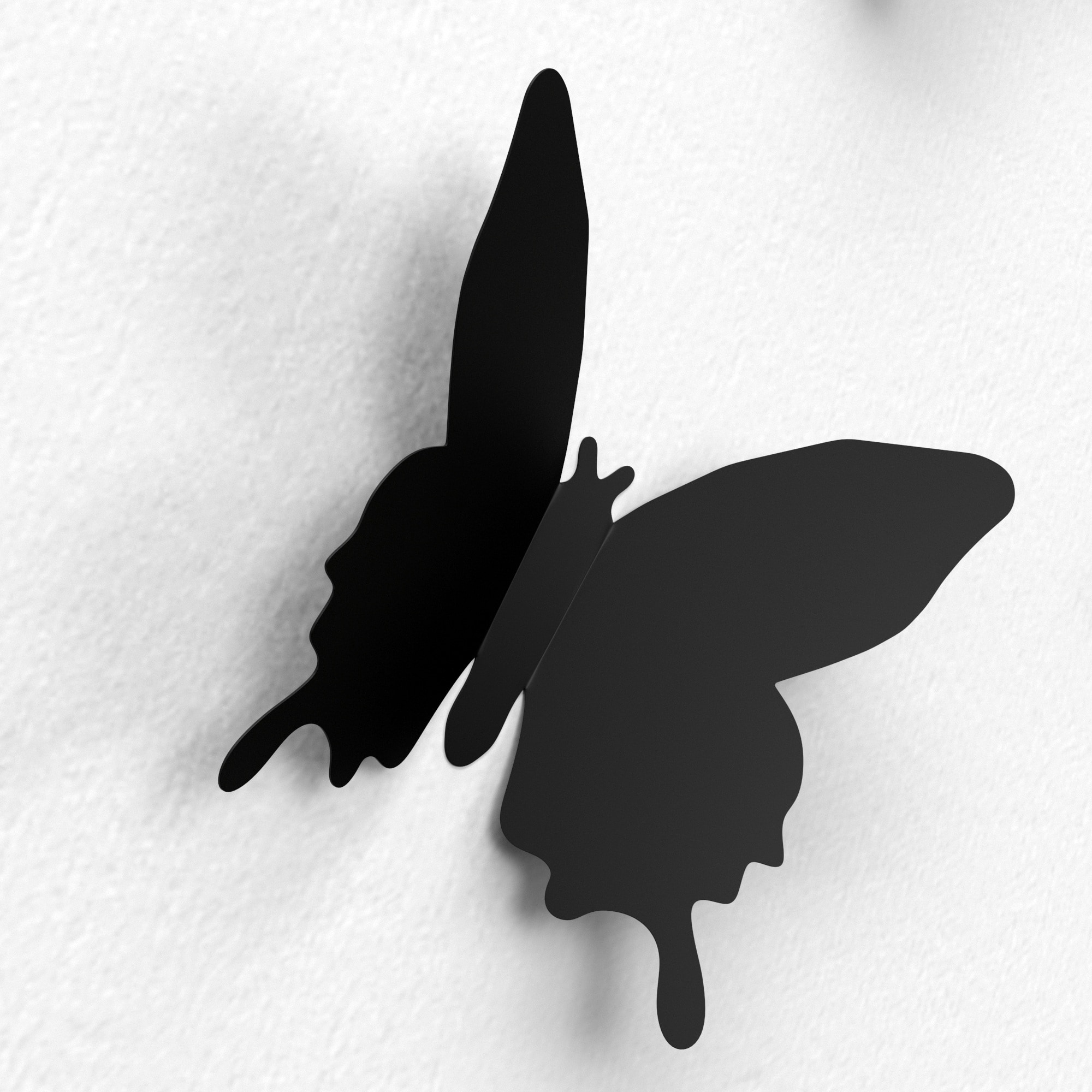 black butterfly wall decor