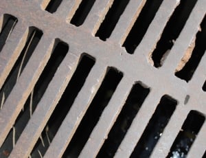 brown steel manhole cover top thumbnail