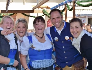 Bavaria, Germany, Oktoberfest, Munich, mature adult, men thumbnail