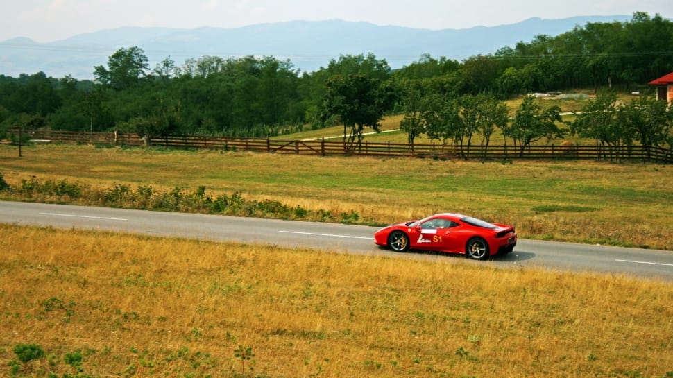 Landscape, Ferrari, Racing, Car, Race, car, field preview