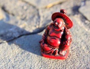 Statue, Religion, Temple, Buddha, Face, red, shadow thumbnail