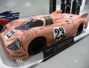Fat Pig, Museum, Porsche, Pink, car, transportation thumbnail