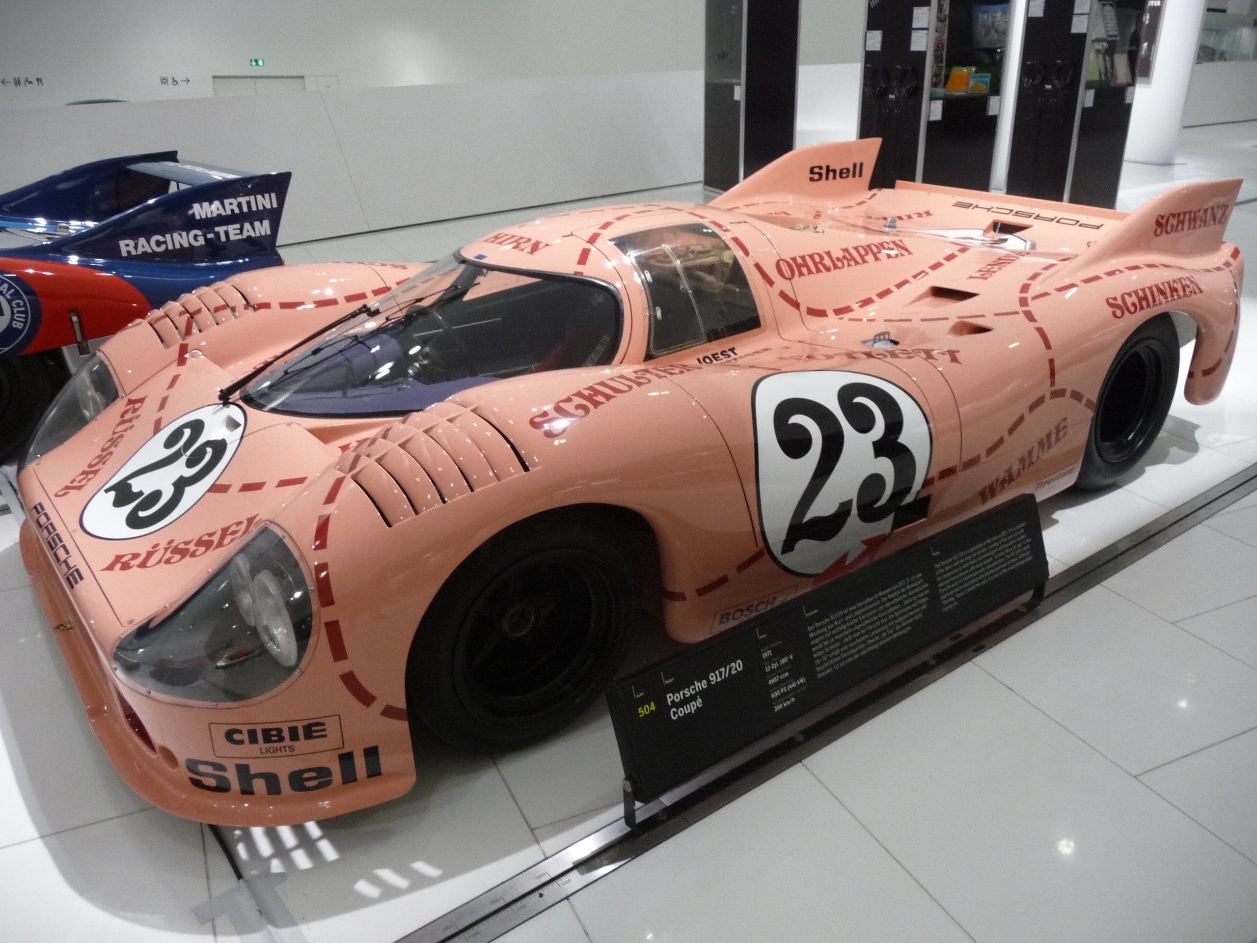 Fat Pig, Museum, Porsche, Pink, car, transportation