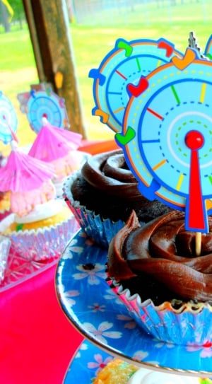 Sweet, Food, Cupcakes, Icing, Treat, multi colored, food and drink thumbnail