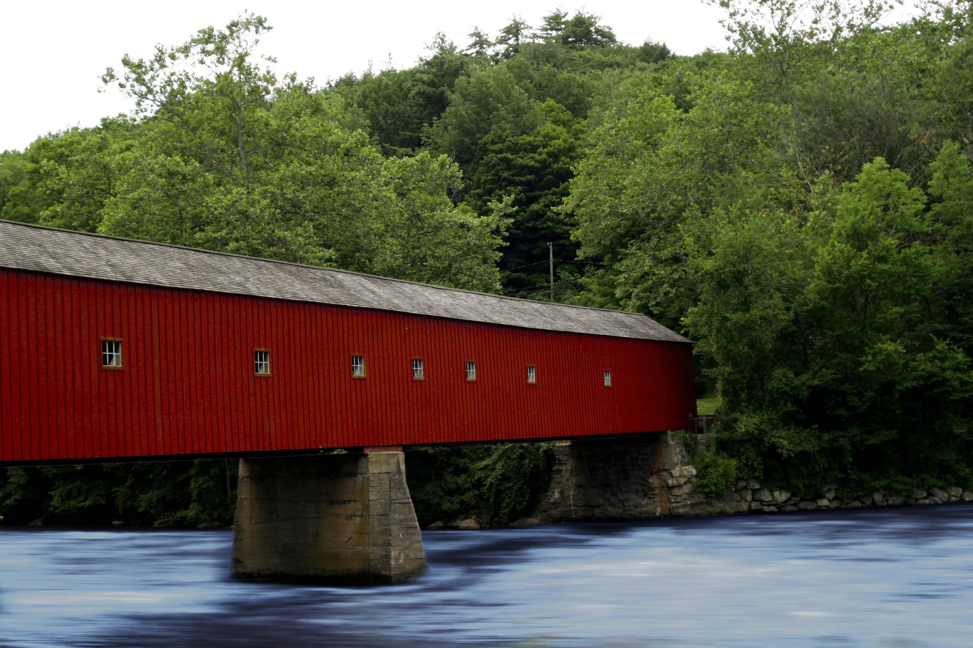 red panel bridge