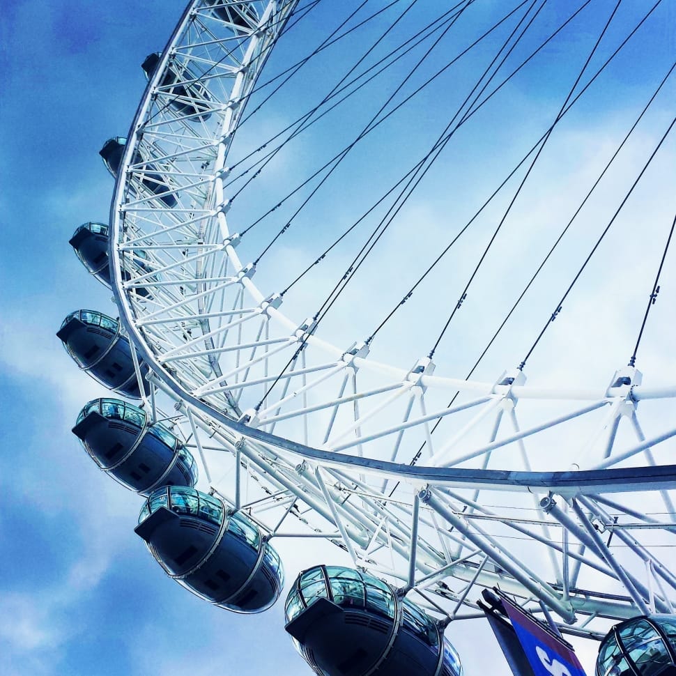 London, Eye, Famous, ferris wheel, amusement park preview