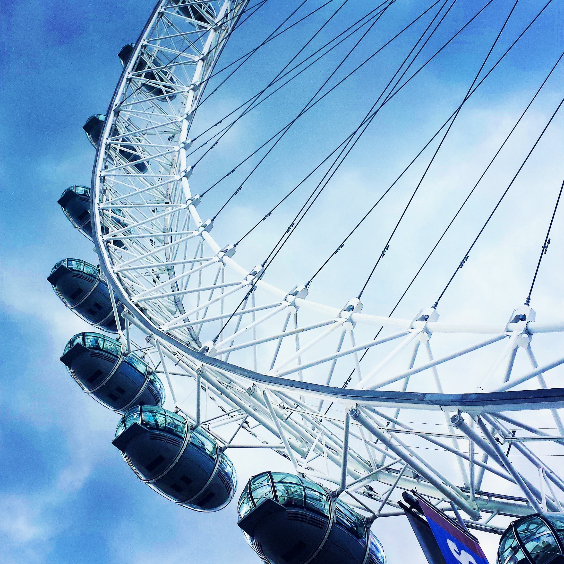 London, Eye, Famous, ferris wheel, amusement park