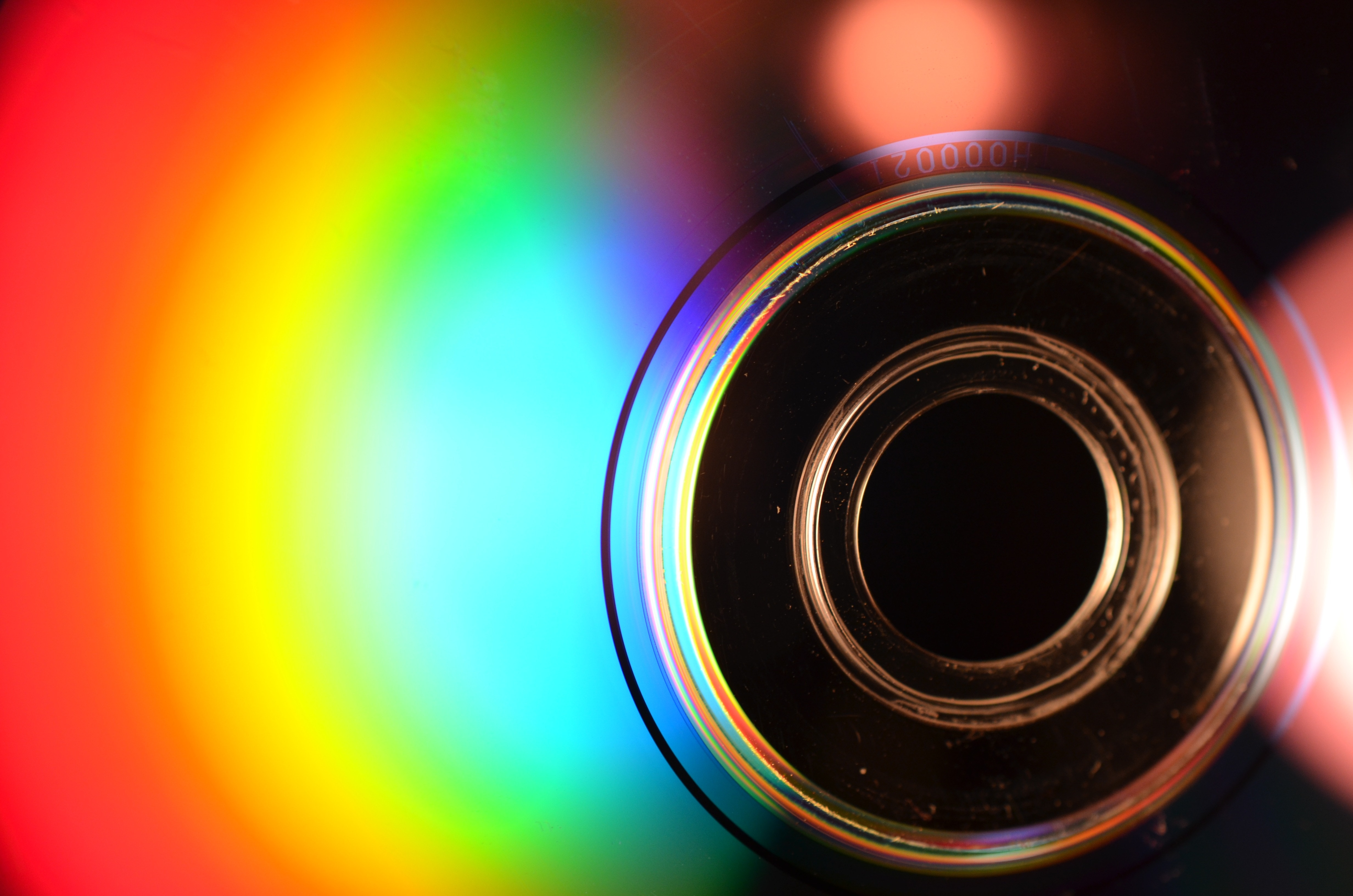 compact disc close up photography