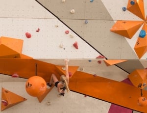 Girl, Climbing, Hanger, Cliff, Sports, sport, adult thumbnail
