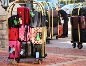Baggage, Bellman Luggage Cart, suitcase, luggage thumbnail