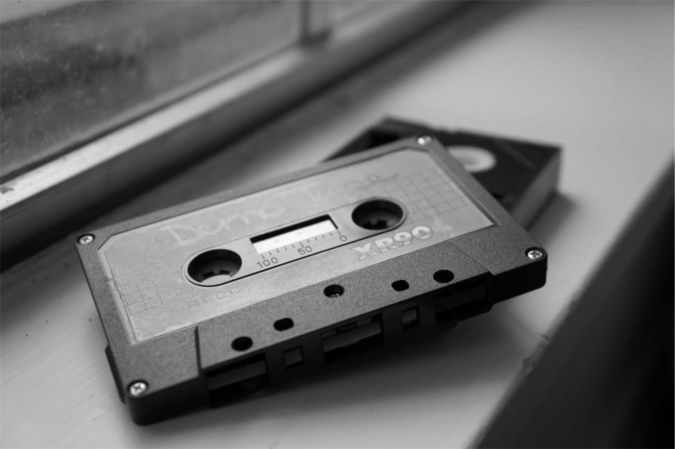 black cassette tape preview