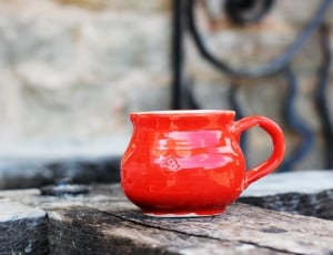 Mug, Ceramics, Glaze, red, day thumbnail