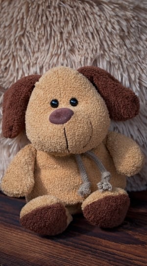 brown dog plush toy thumbnail