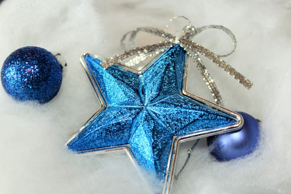 Background, Star, Christmas, Decoration, blue, celebration preview