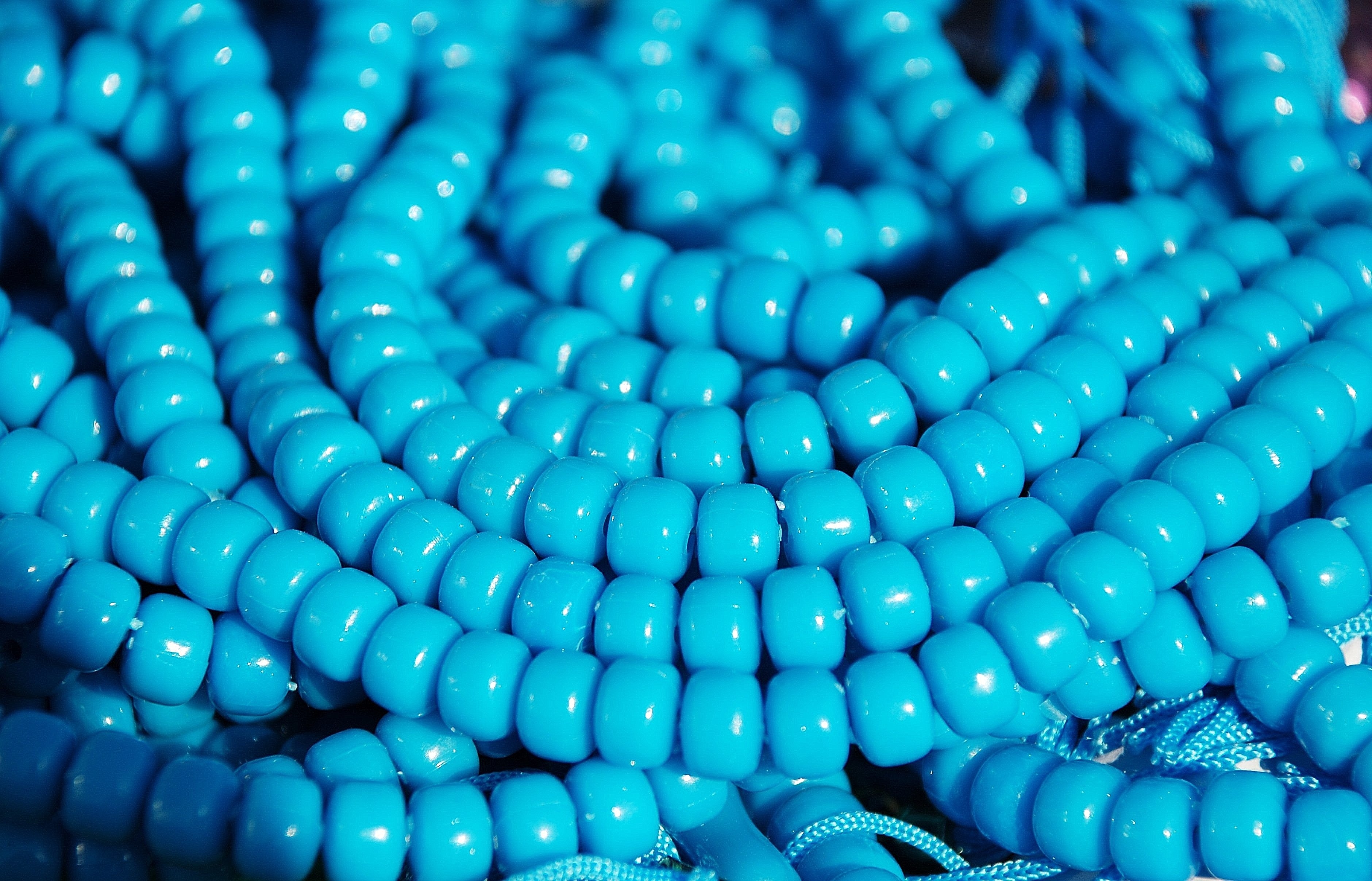 blue bead accessory
