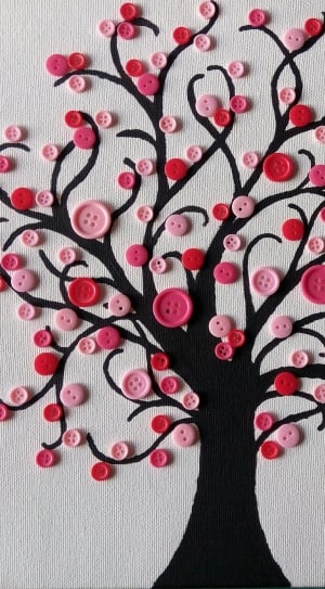 Knots, Tree, Pink, studio shot, large group of objects thumbnail
