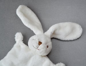 white rabbit swaddle blanket thumbnail