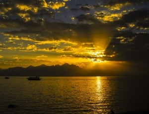 Sunset, Marine, Peace, Antalya, Sparkle, sunset, reflection thumbnail
