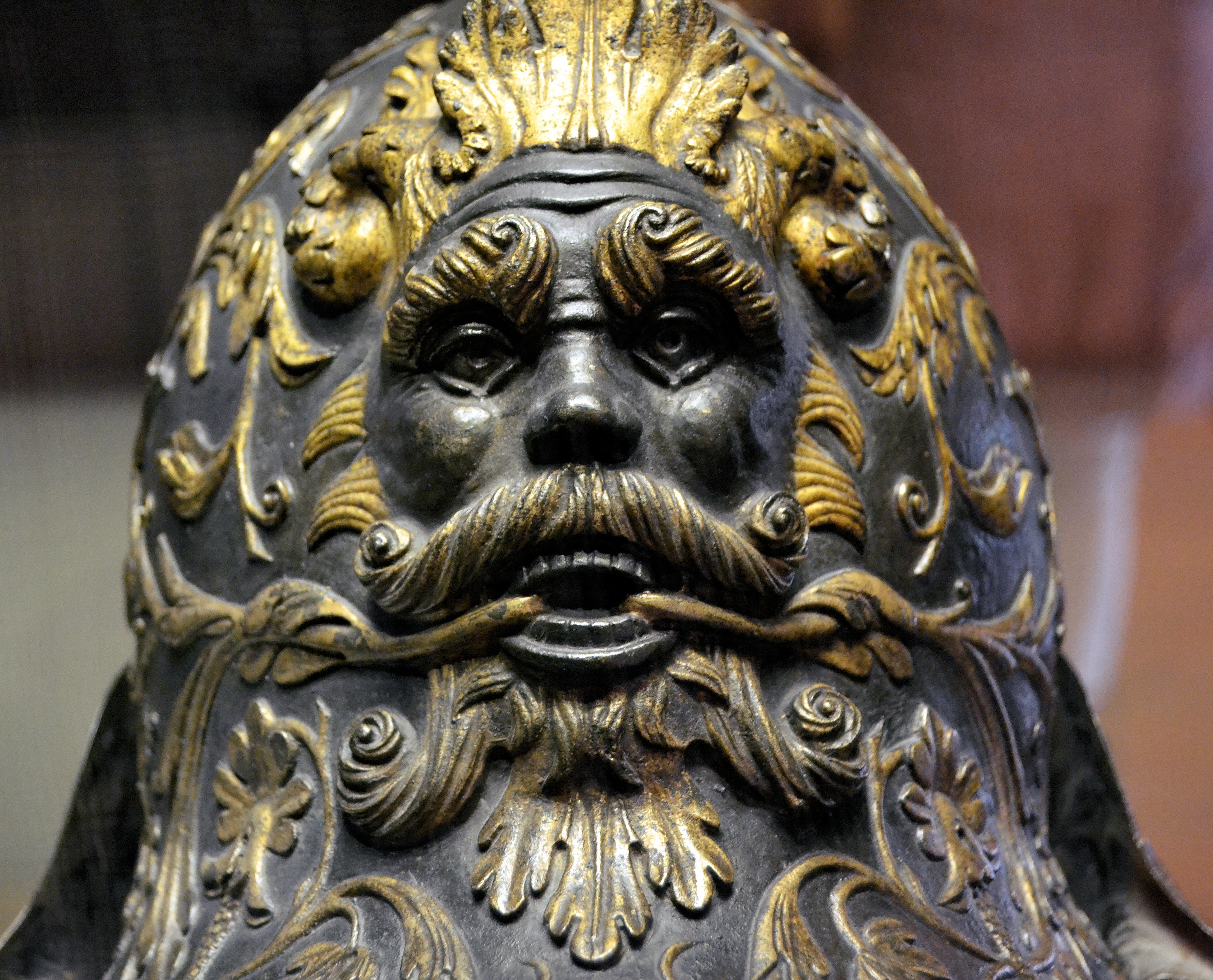 bearded man statue