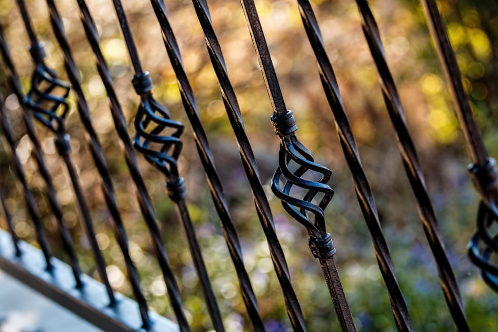 Wrought Iron, Railing, Fence, Barrier, no people, close-up preview