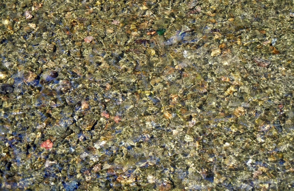 River, Pebbles, Water, Pebble, textured, abstract preview