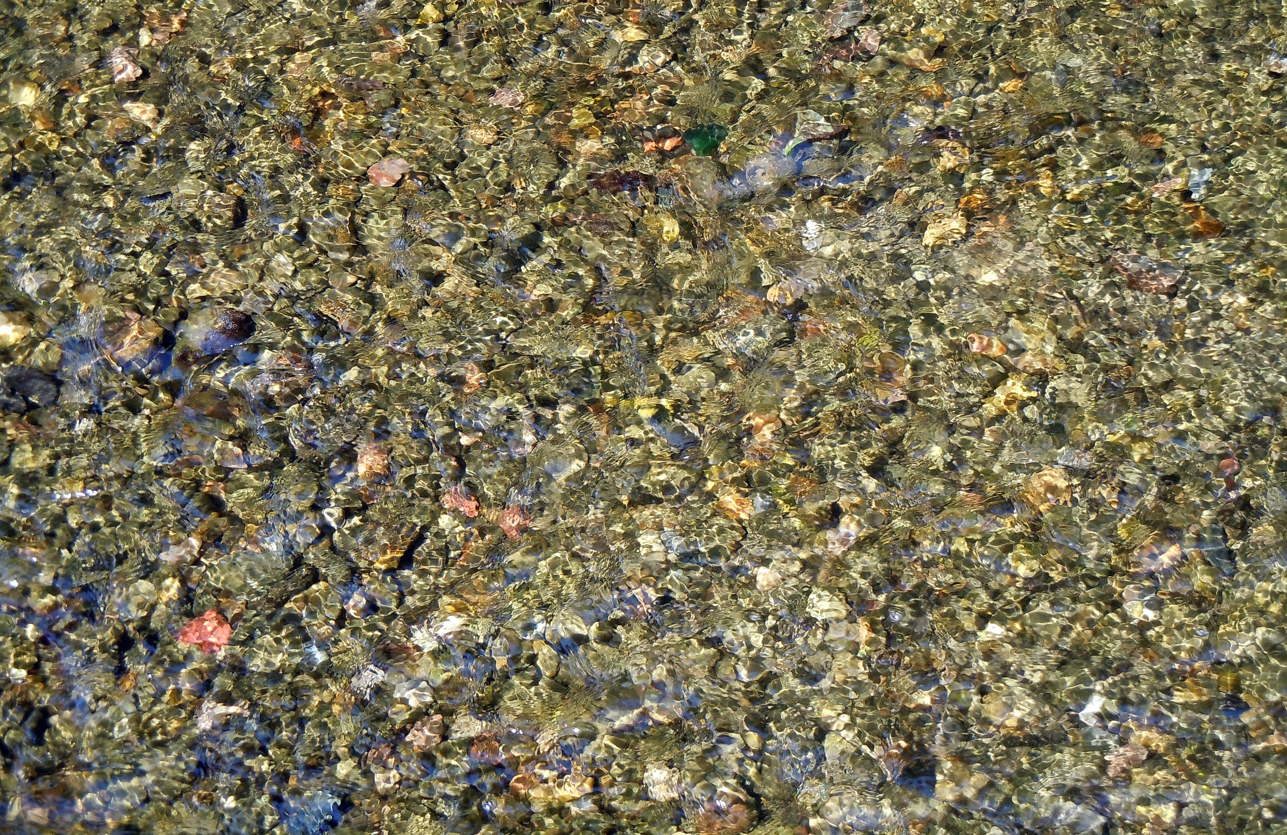 River, Pebbles, Water, Pebble, textured, abstract