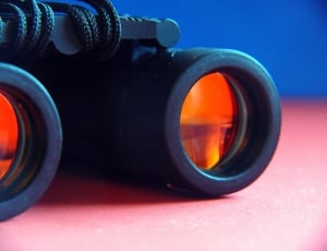 close up photo of black binocular thumbnail