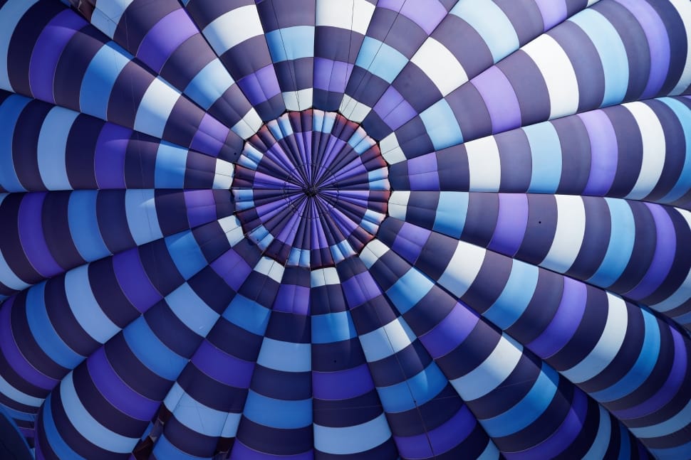 blue-white-purple-gray parachute preview