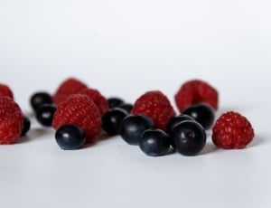 blueberries and raspberry thumbnail