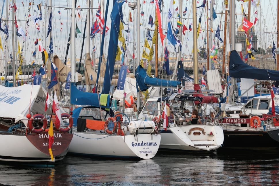 Water, Parking, Yachts, Mast, Summer, nautical vessel, transportation preview