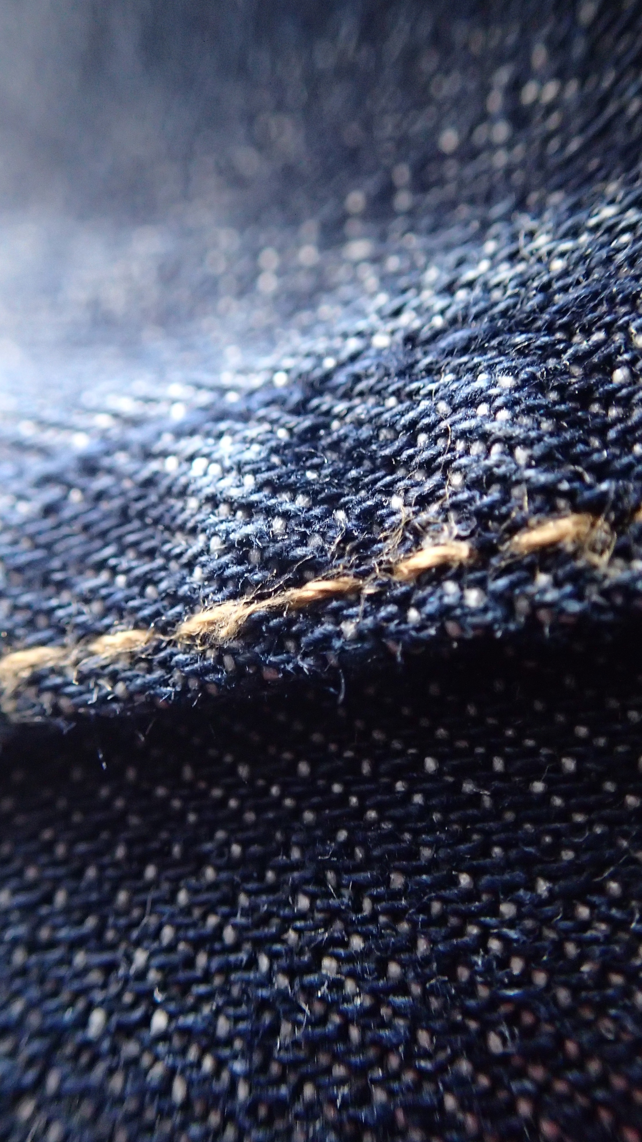 close up photo of blue textile