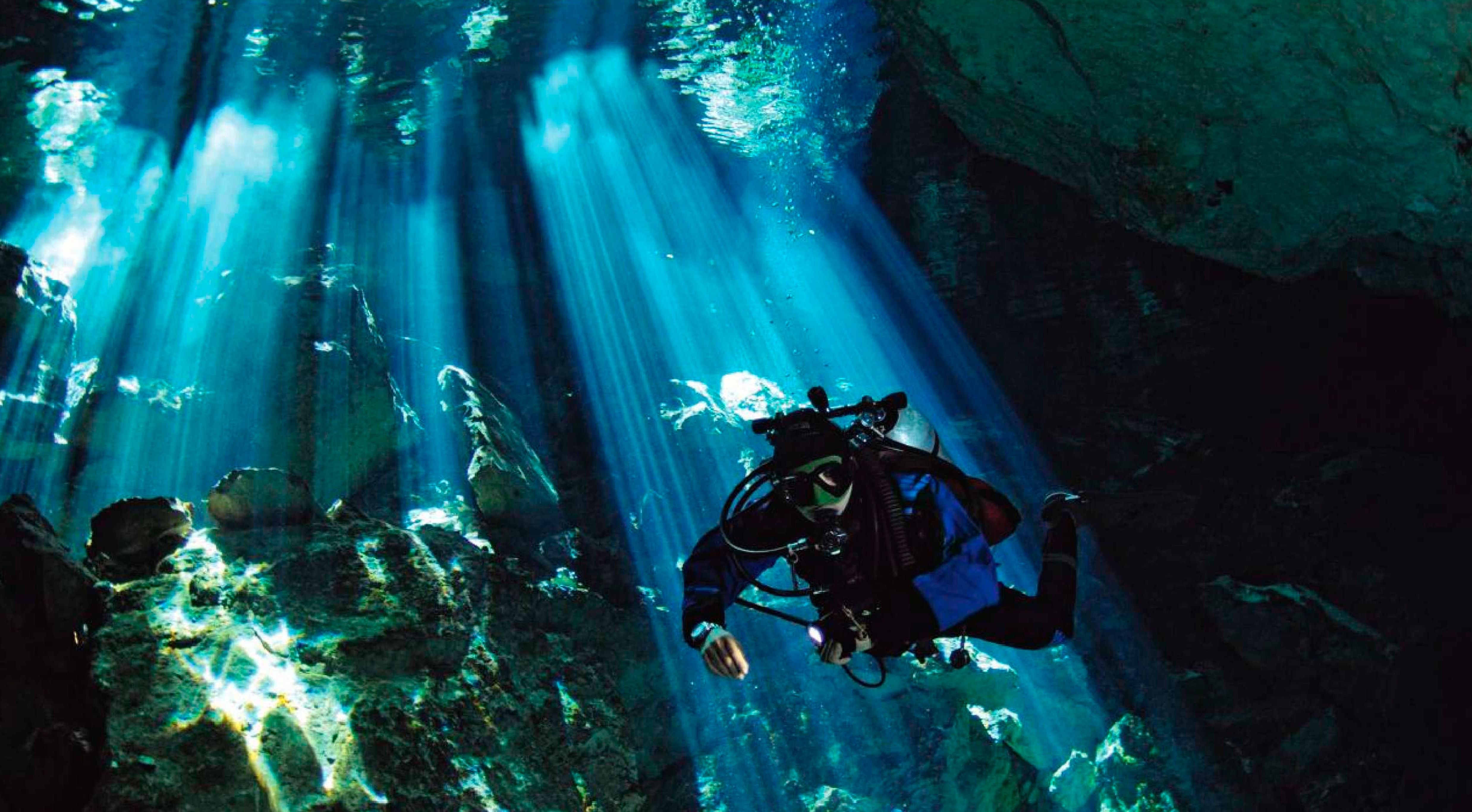 Cenote, Diving, Yucatan, scuba diving, underwater