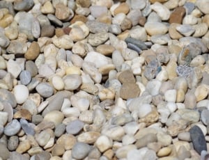 white brown and black pebbles lot thumbnail
