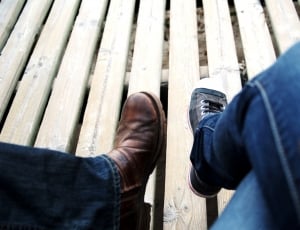 Rest, Converse, Holiday, Feet, Couple, human body part, wood - material thumbnail