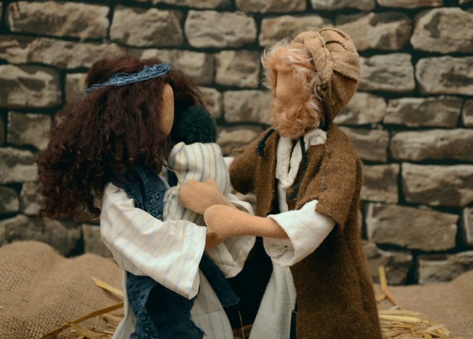 nativity scene doll preview