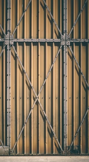 gray and brown steel gate thumbnail