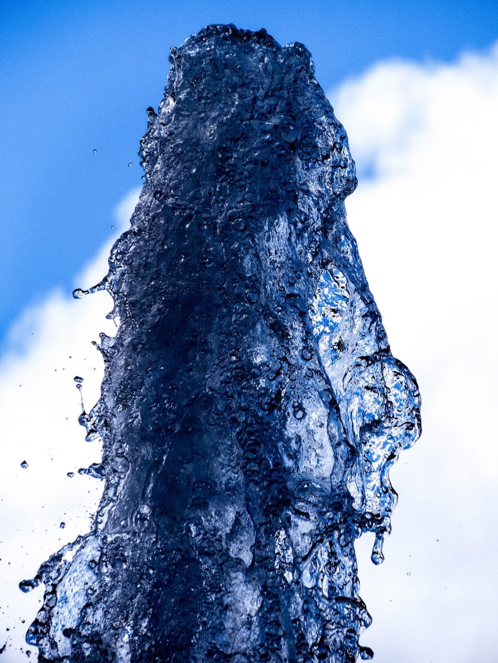 close up photograph of bursting water preview